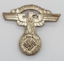 3rd Reich NSKK Kepi Badge 100% Genuine.