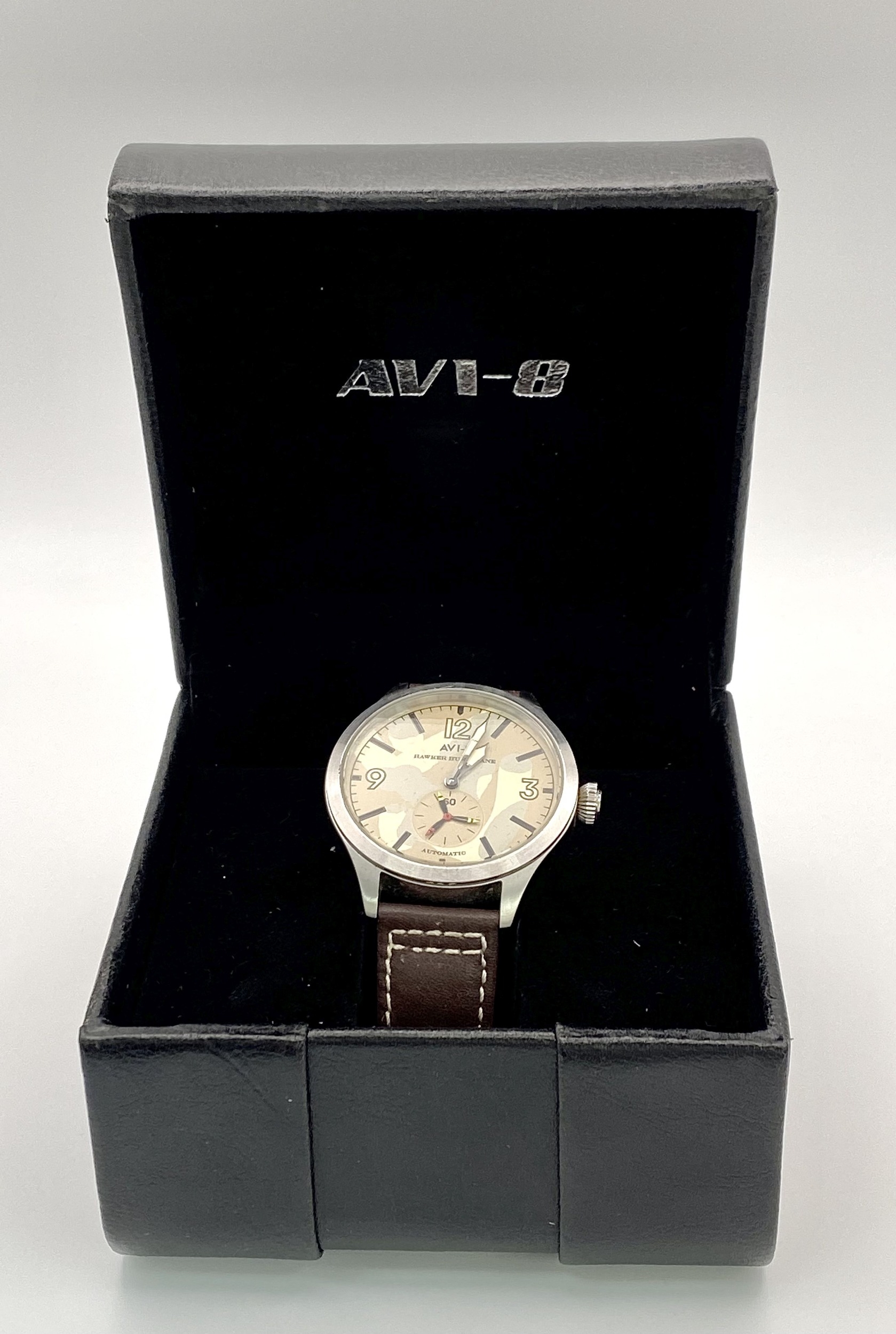 A Men’s ‘Hawker Hurricane’ Automatic Pilots Watch by AVI8. 47mm Including Crown. Full Working Order. - Image 9 of 9