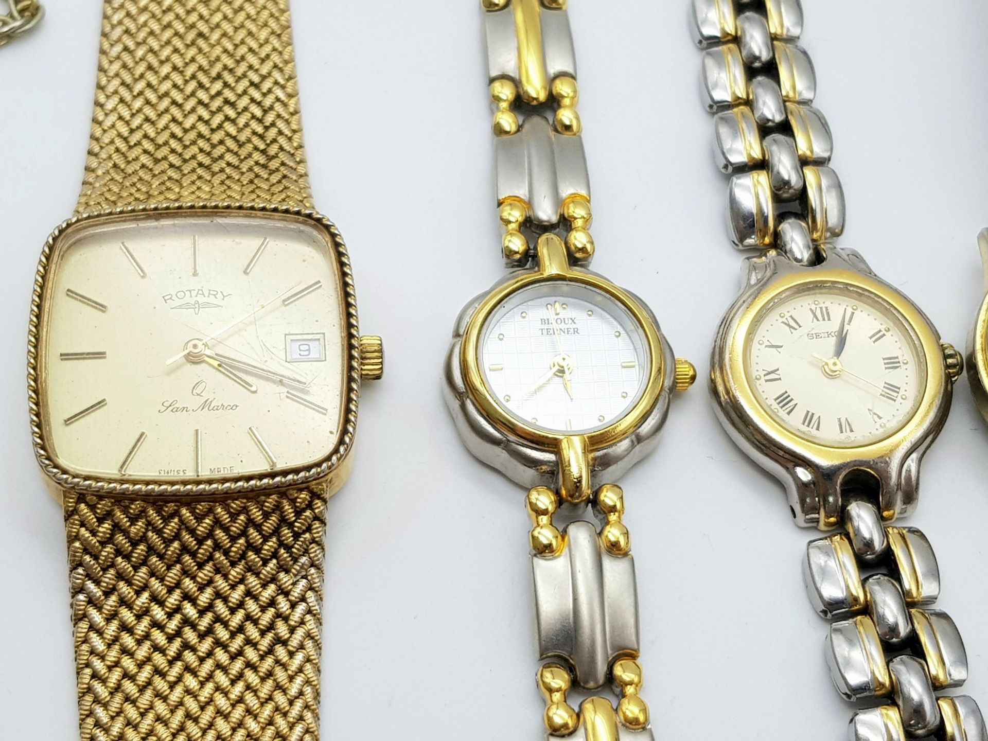 A Selection of Seven Quartz Ladies Watches. All in need of a battery so a/f. - Bild 3 aus 7