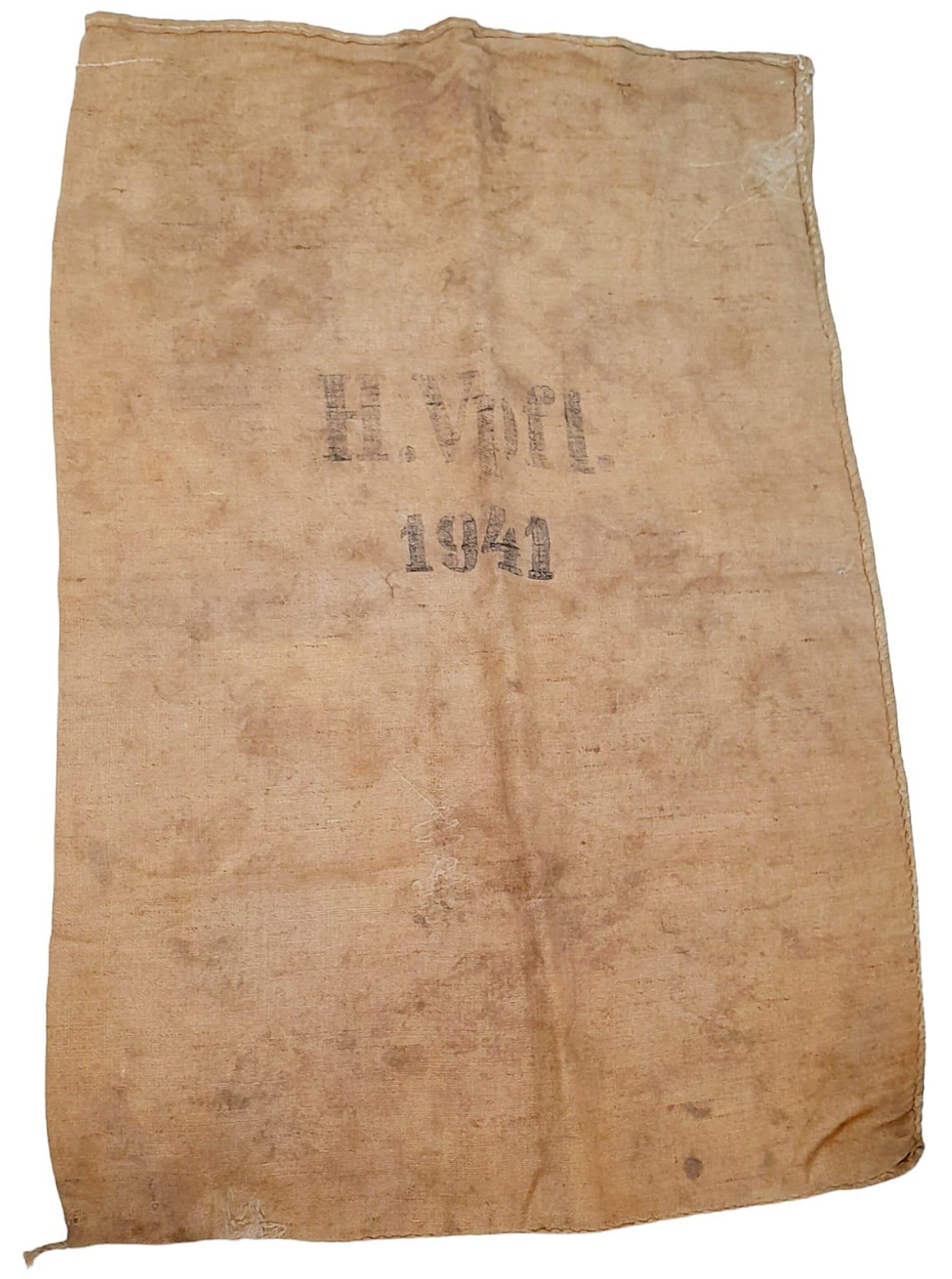 WW2 German Grain Sack for the Army Rations Dept - Image 2 of 4