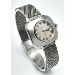 A Vintage Seiko Automatic Ladies Watch. Stainless steel bracelet and case - 29mm. Model 2517-0390.