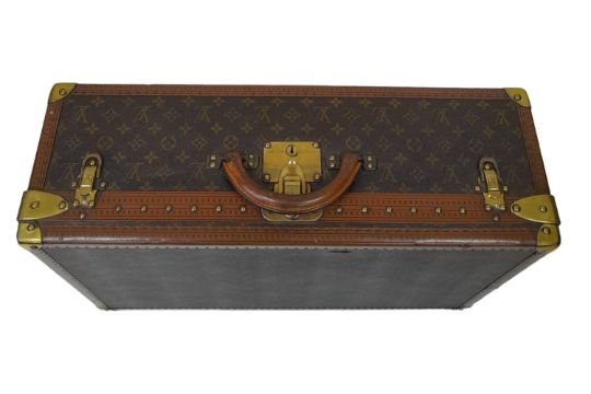 A Vintage Possibly Antique Louis Vuitton Trunk/Hard Suitcase. The smaller brother of Lot 38! - Image 3 of 13