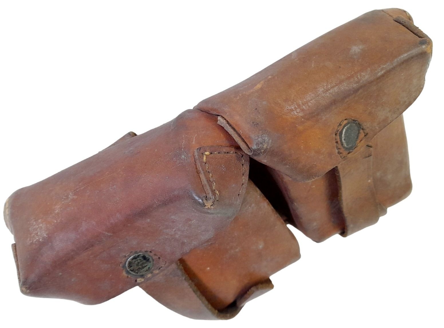 Two WW2 German Ammo Pouches with Four Empty Magazines. Complete with belt attachments. - Image 4 of 6