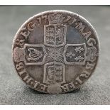 A 1711 Queen Anne Silver Sixpence. Please see photos for conditions. Ref: 610001E.
