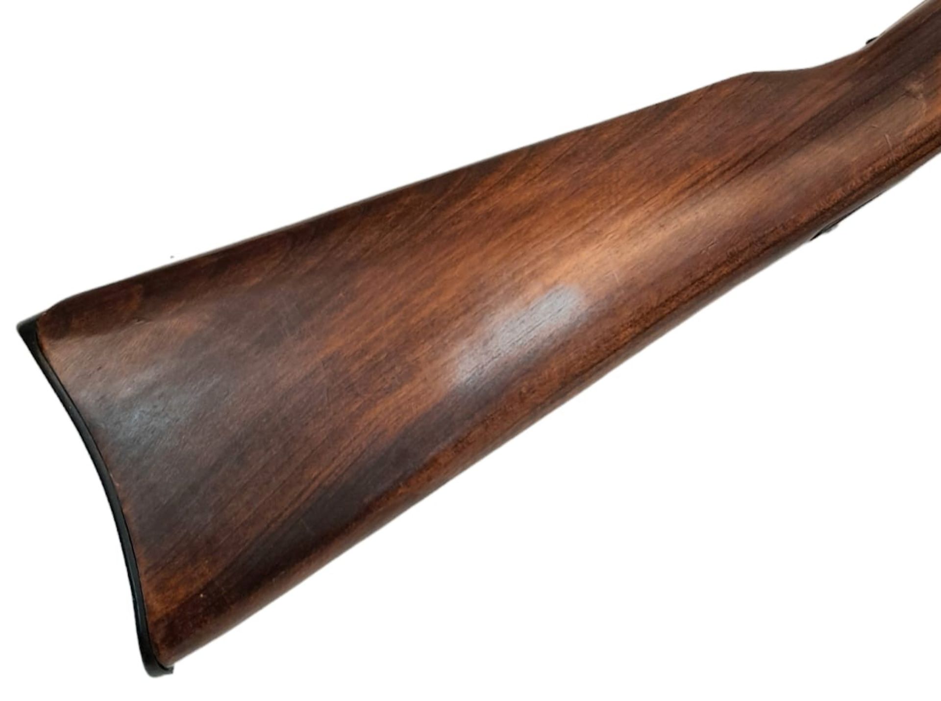 A Vintage, Full Weight and Size, Retrospective Inert Replica of an 1859 Carbine Rifle. Wood and - Image 9 of 11