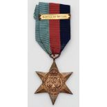 WW2 British 1939-45 Star with replacement Battle of Britain Bar