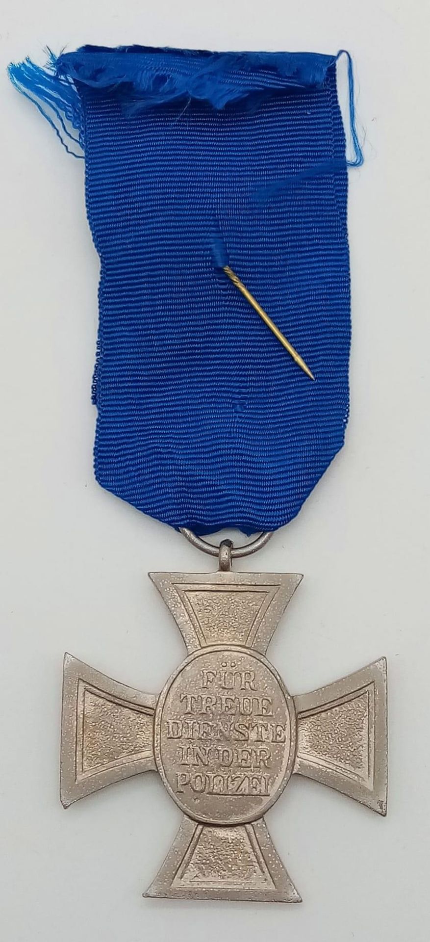 3rd Reich 18 Year Long Service Medal with stick pin of the Customs and Border Control. - Image 2 of 4