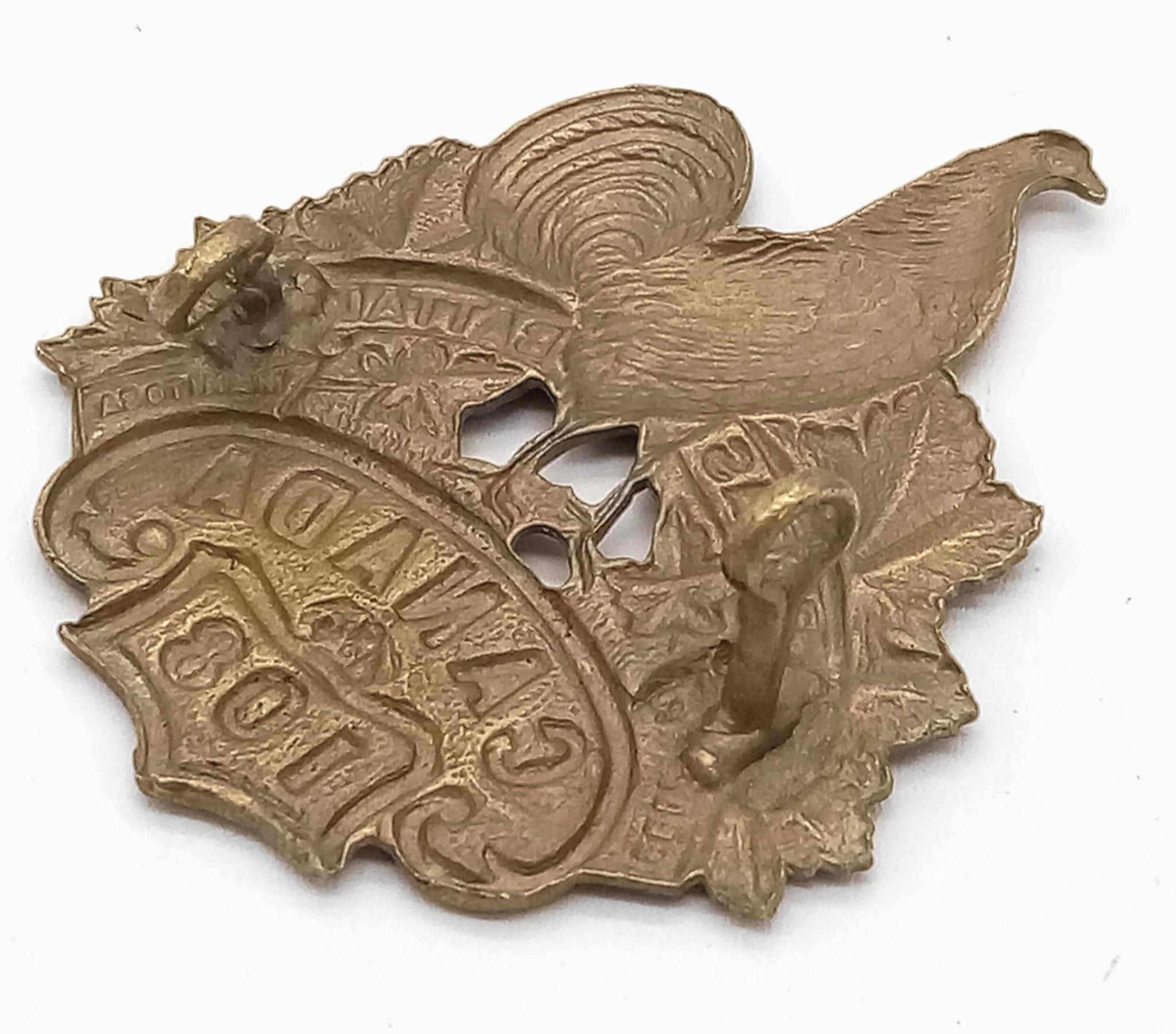 WW1 Canadian Expeditionary Force Cap Badge. 108th Selkirk/Manitoba Overseas Battalion Cap Badge. - Image 2 of 2