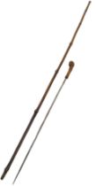 A Bamboo Swagger/Walking Sword Stick. 76cm Long in Good Condition.