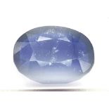 An 11.35ct Blue Sapphire - AIG Milan Certified in a Sealed Container.