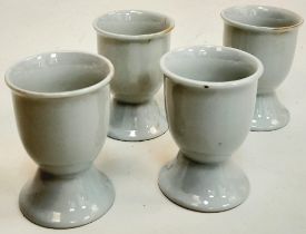 4 x German Kriegsmarine China Egg Cups Dated 1941.