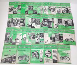 A Collection of Over 50 Vintage Motorcycle Magazines.