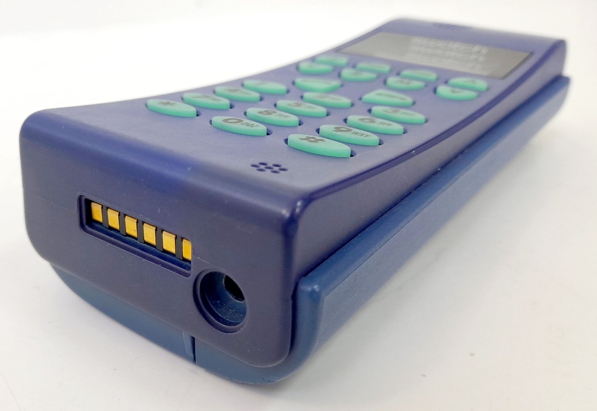 A Vintage Swatch PCT Large Blue Mobile Phone. Comes with paperwork. - Image 3 of 3