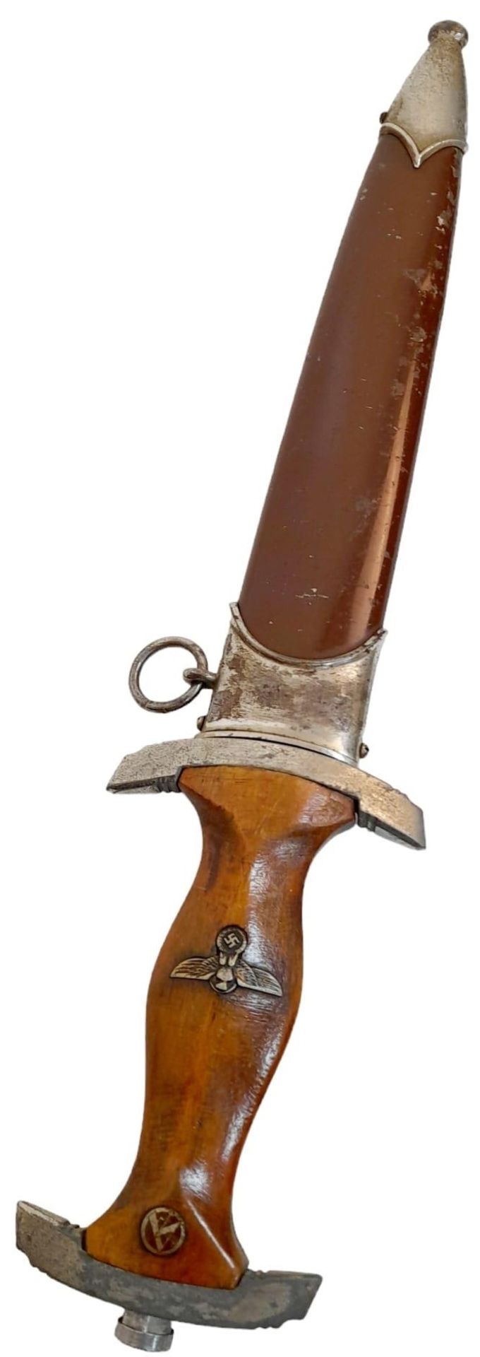 Early 3rd Reich S.A Dagger. Rare Maker Gust Häker. Found in a Berlin Attic. - Bild 4 aus 6