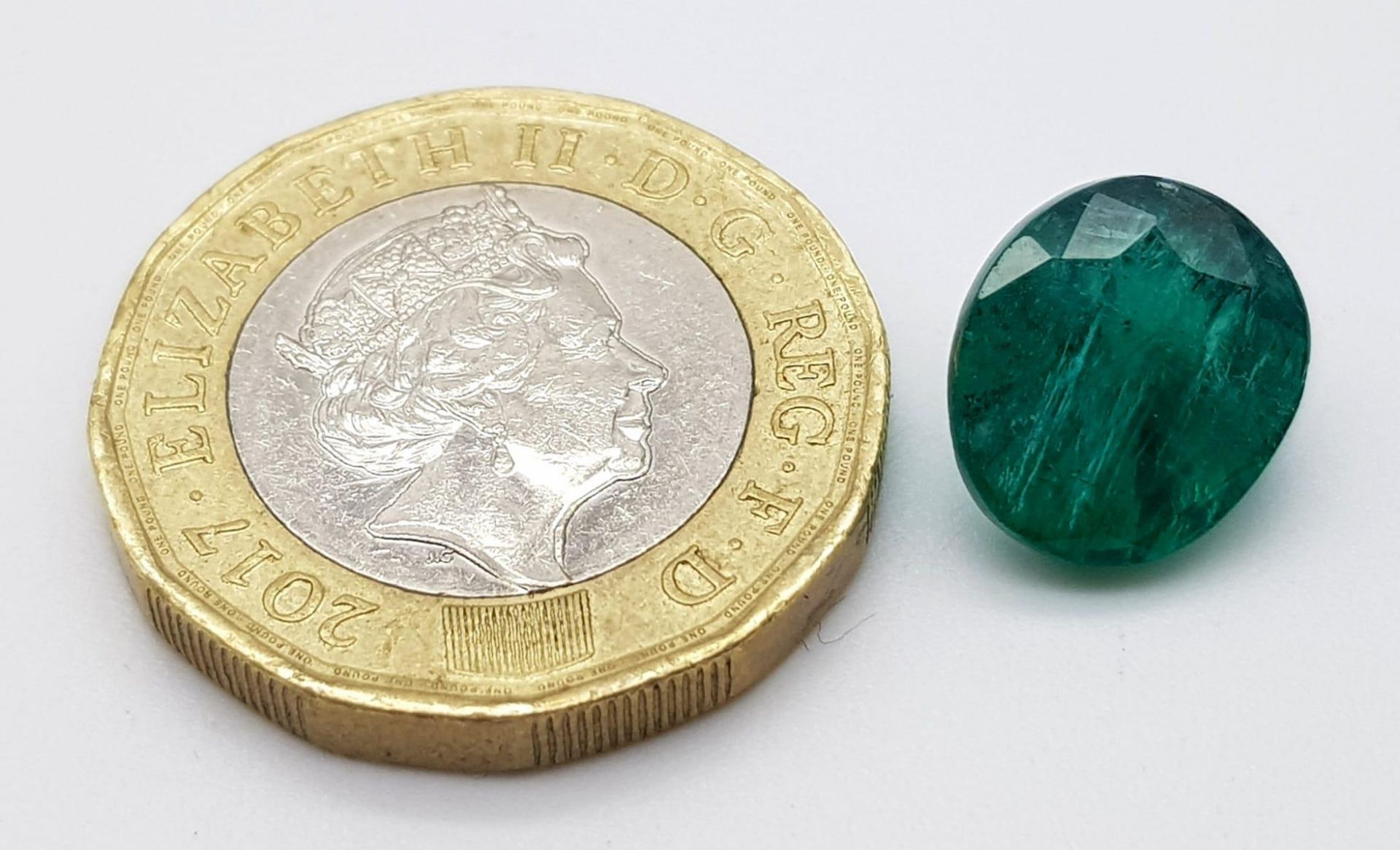 A 4.86ct Zambian Emerald - GTL certified. - Image 7 of 7