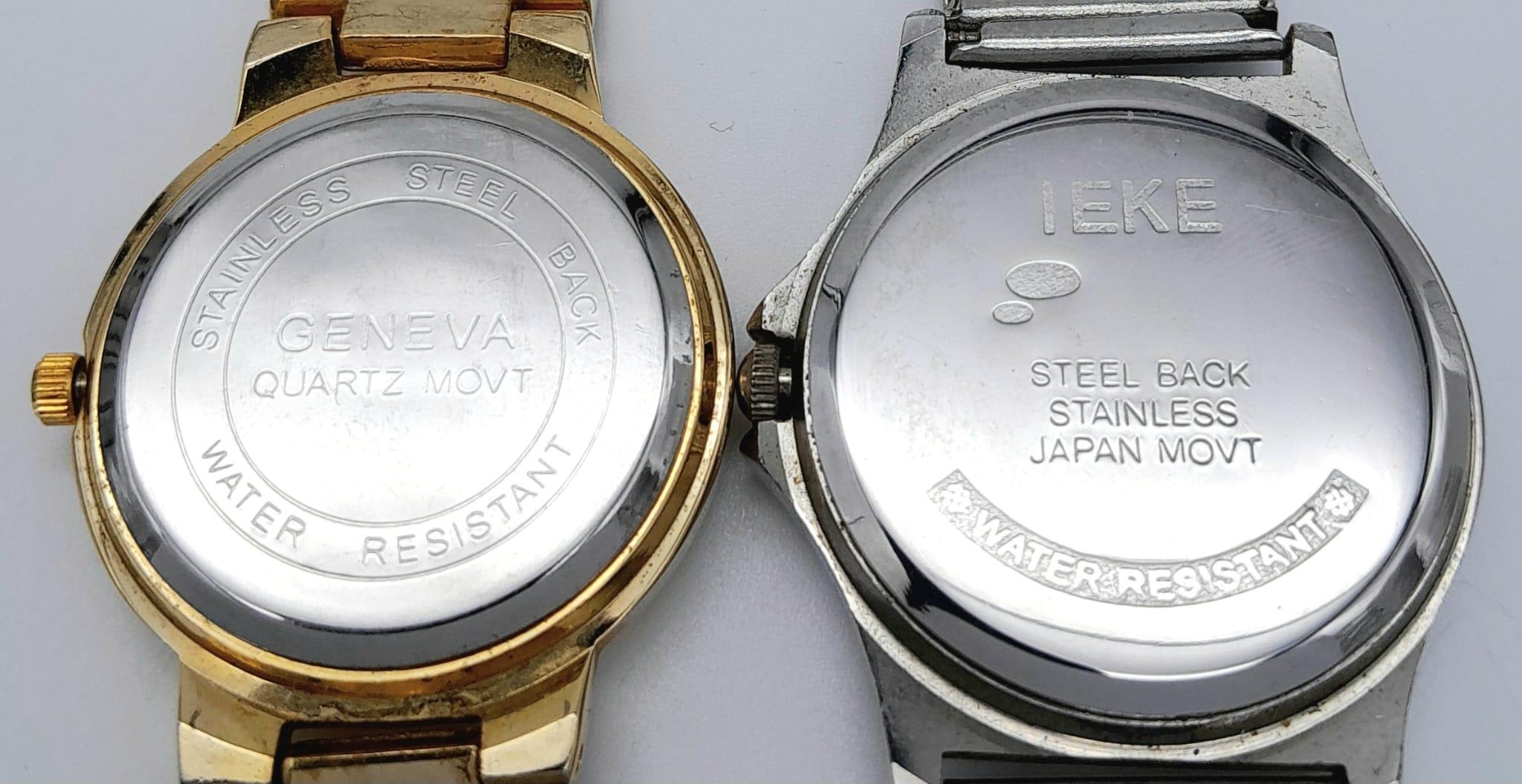 A Parcel of Three Men’s Dress Watches Comprising; 1) A Stainless Steel Tank Style Watch by FC Free - Bild 5 aus 7
