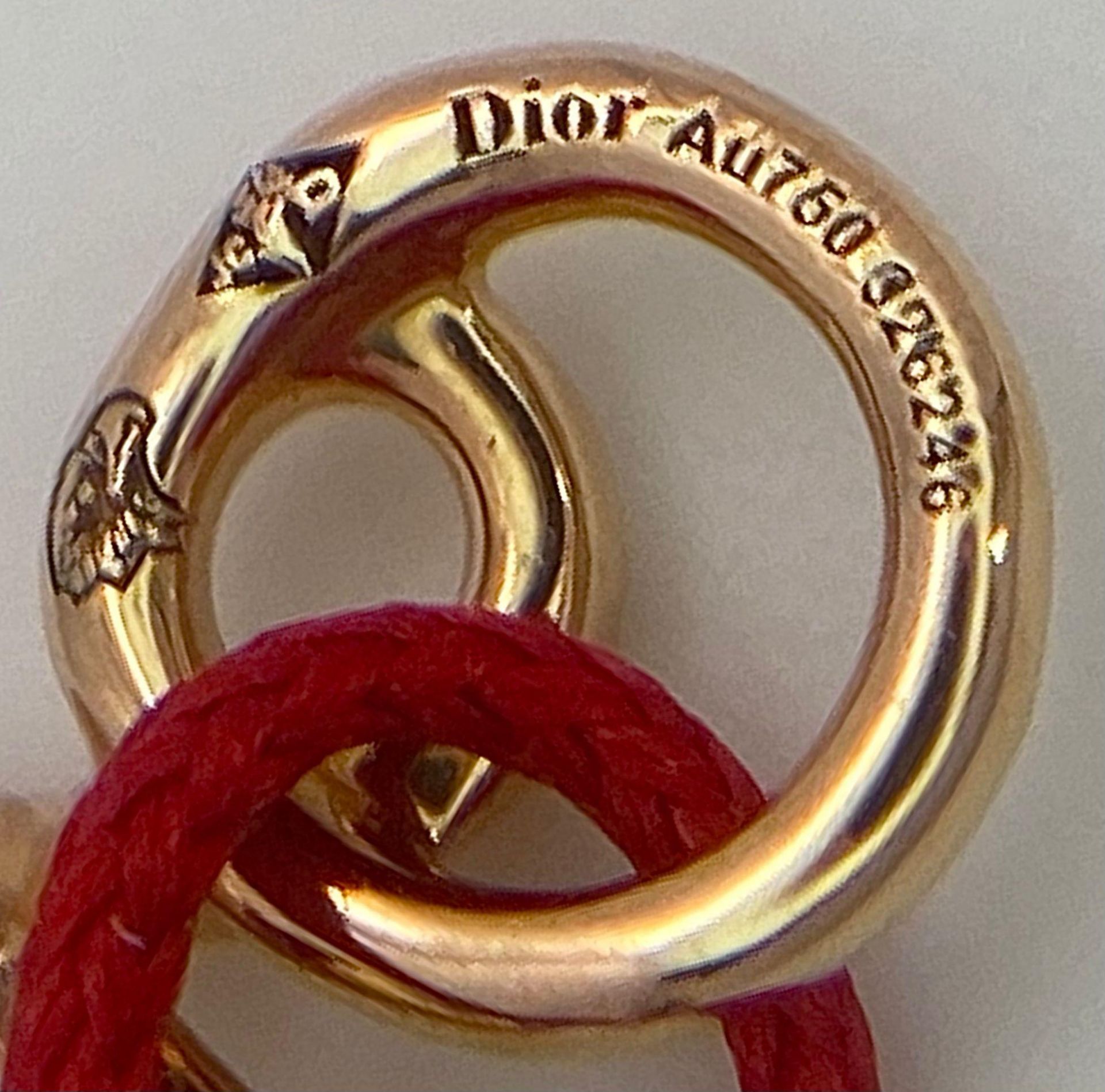 A Christian Dior 18K Gold and Diamond 'Oui' Bracelet. Comes with original Dior packaging. Ref: - Bild 5 aus 6
