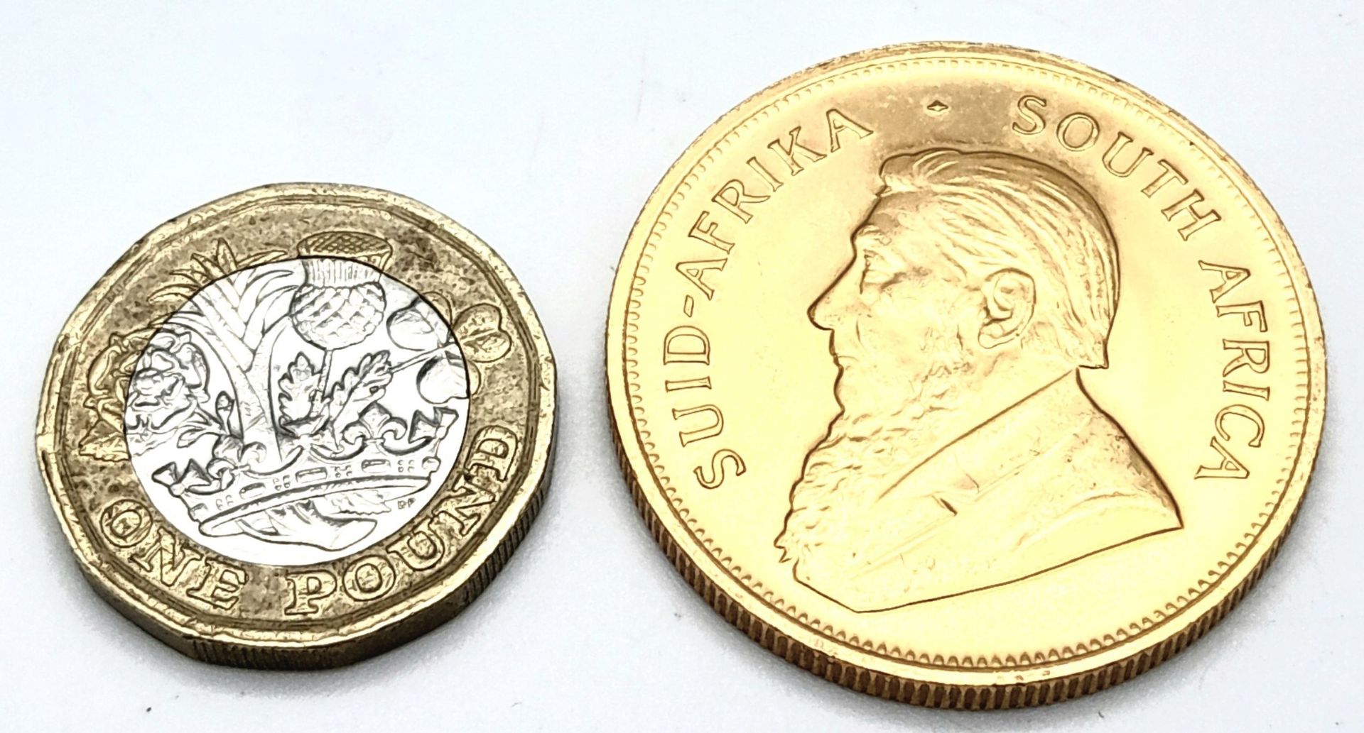 A 1981 1oz Krugerrand 22K Gold Coin. - Image 2 of 2