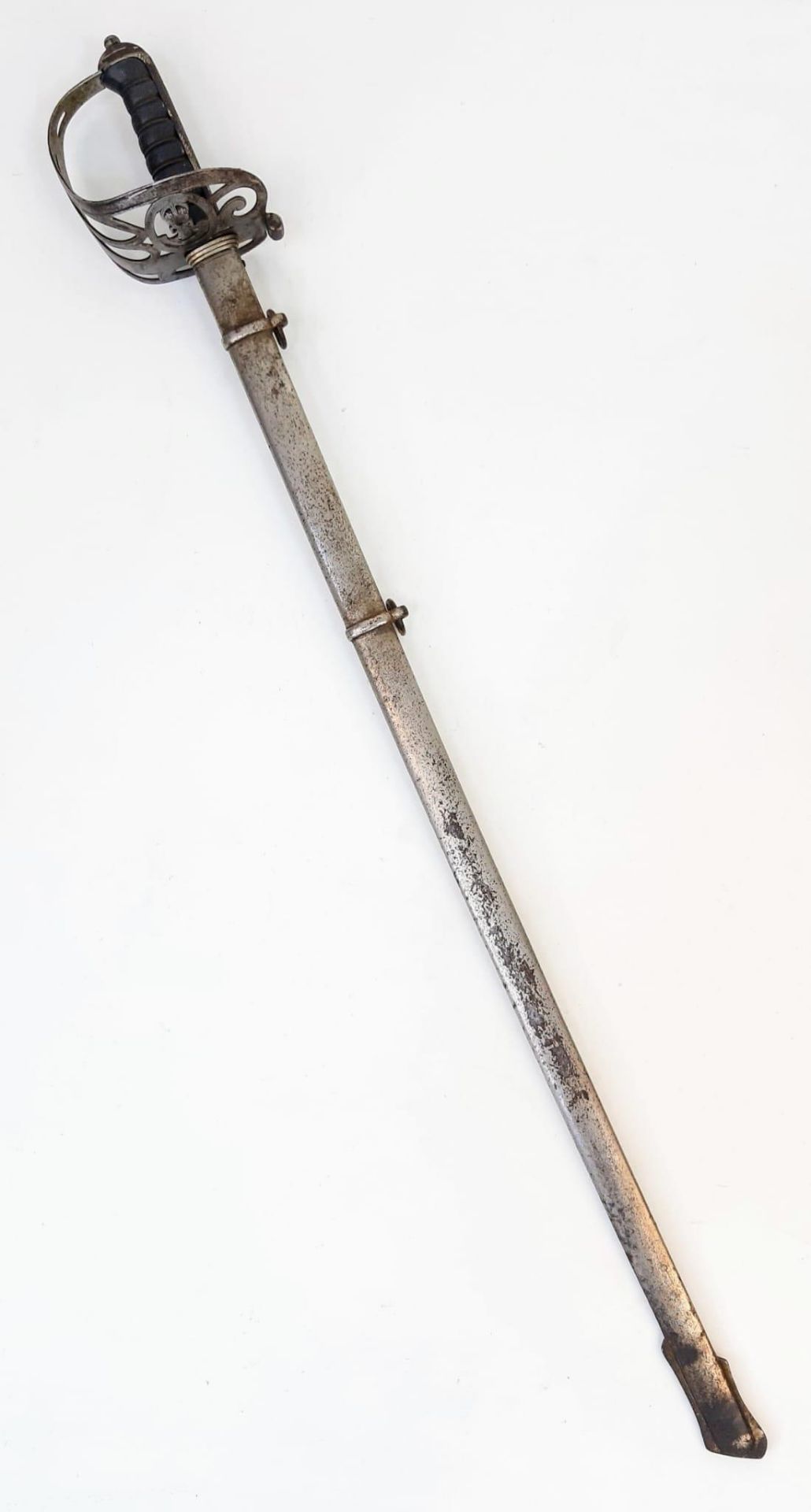 Second Boer War Period British Infantry Officers 1845 Pattern Sword of the Light Infantry. Maker: - Bild 12 aus 12