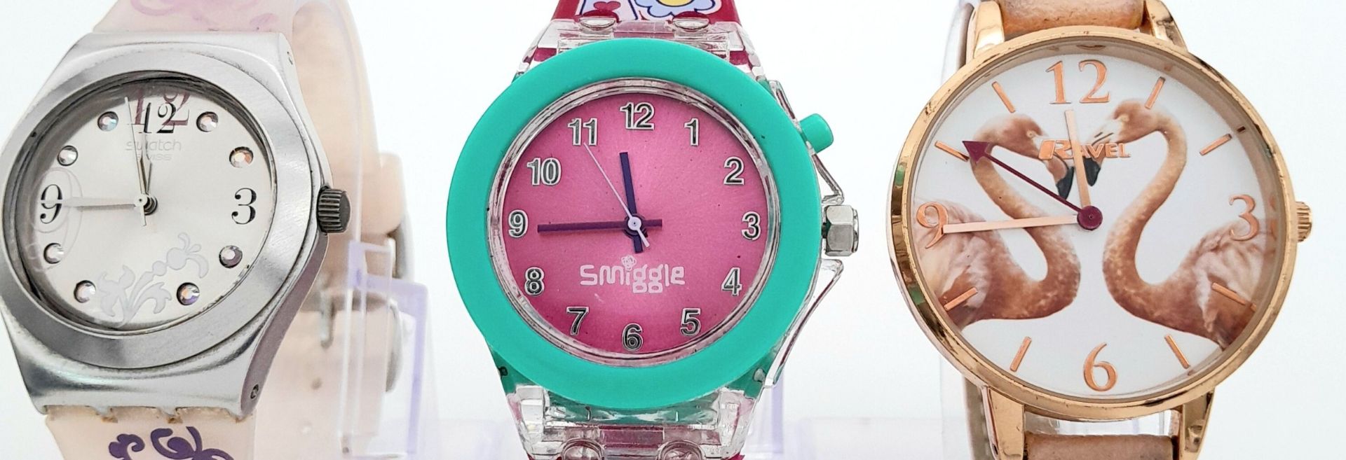 A Parcel of Three Collectible Ladies/Girls Fun Dress Watches. Comprising: 1) A Swatch Irony - Image 4 of 10