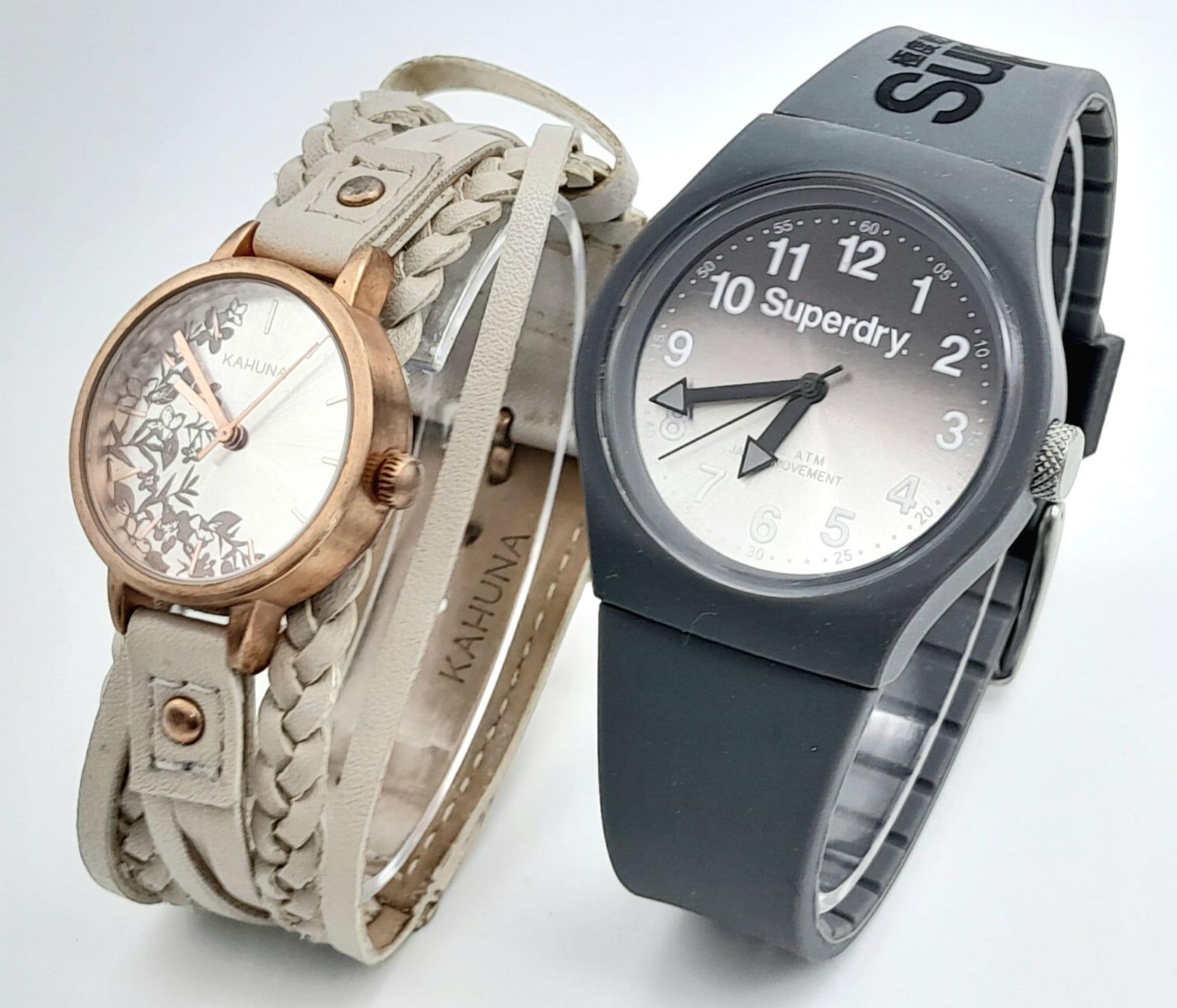 Two Ex Display Beach/Surf Watches, One Men’s, One Ladies Comprising 1) A Rubber strapped Quartz - Image 4 of 14