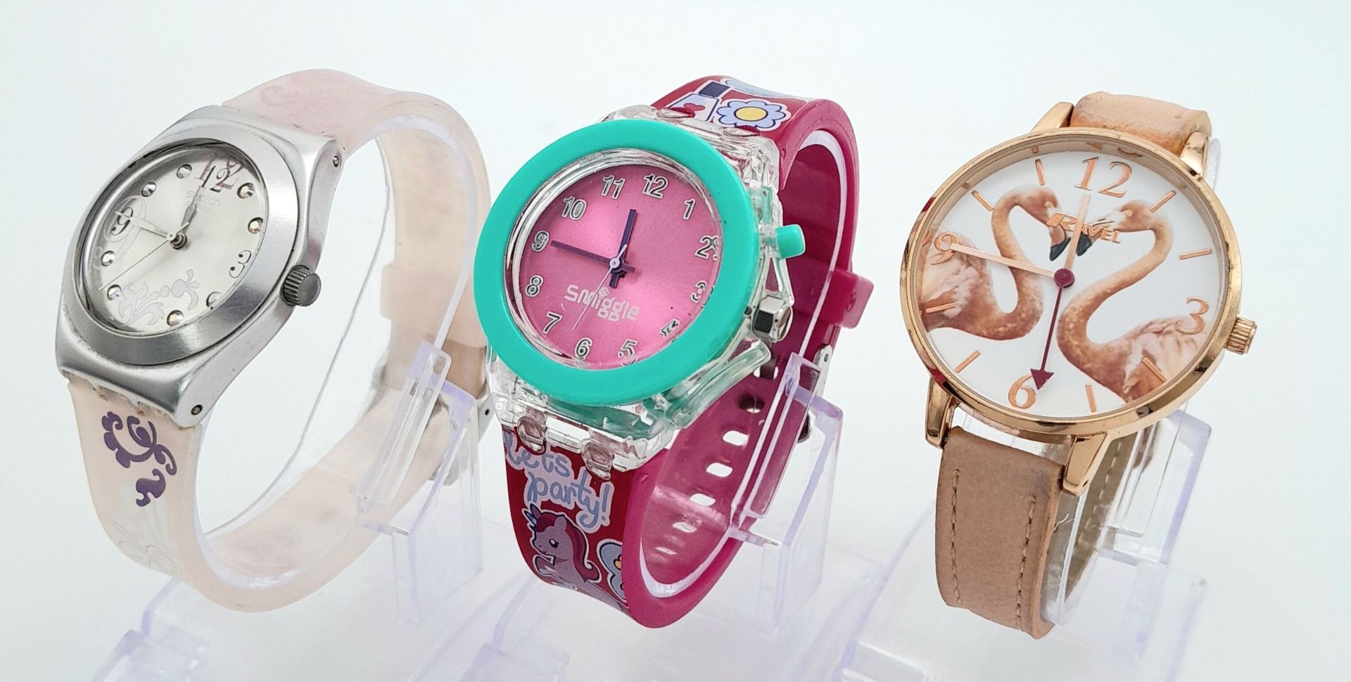 A Parcel of Three Collectible Ladies/Girls Fun Dress Watches. Comprising: 1) A Swatch Irony - Image 5 of 10