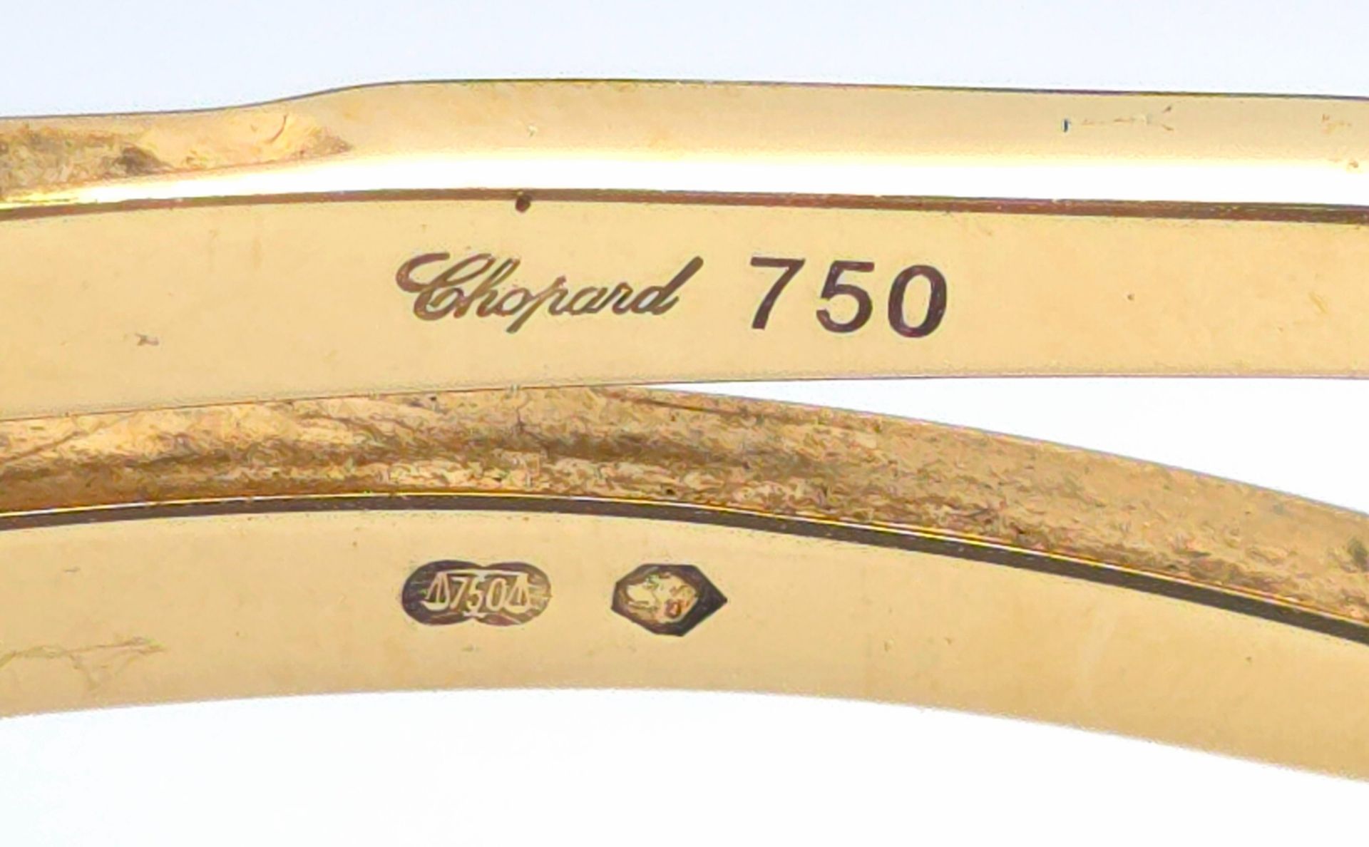 A Limited Edition (195/250) Chopard 18K Gold Mille Miglia Chronograph Gents Watch. Black leather - Bild 4 aus 8