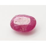 A 1.38ct Untreated Afghanistan Rare Ruby Gemstone - GFCO certified.