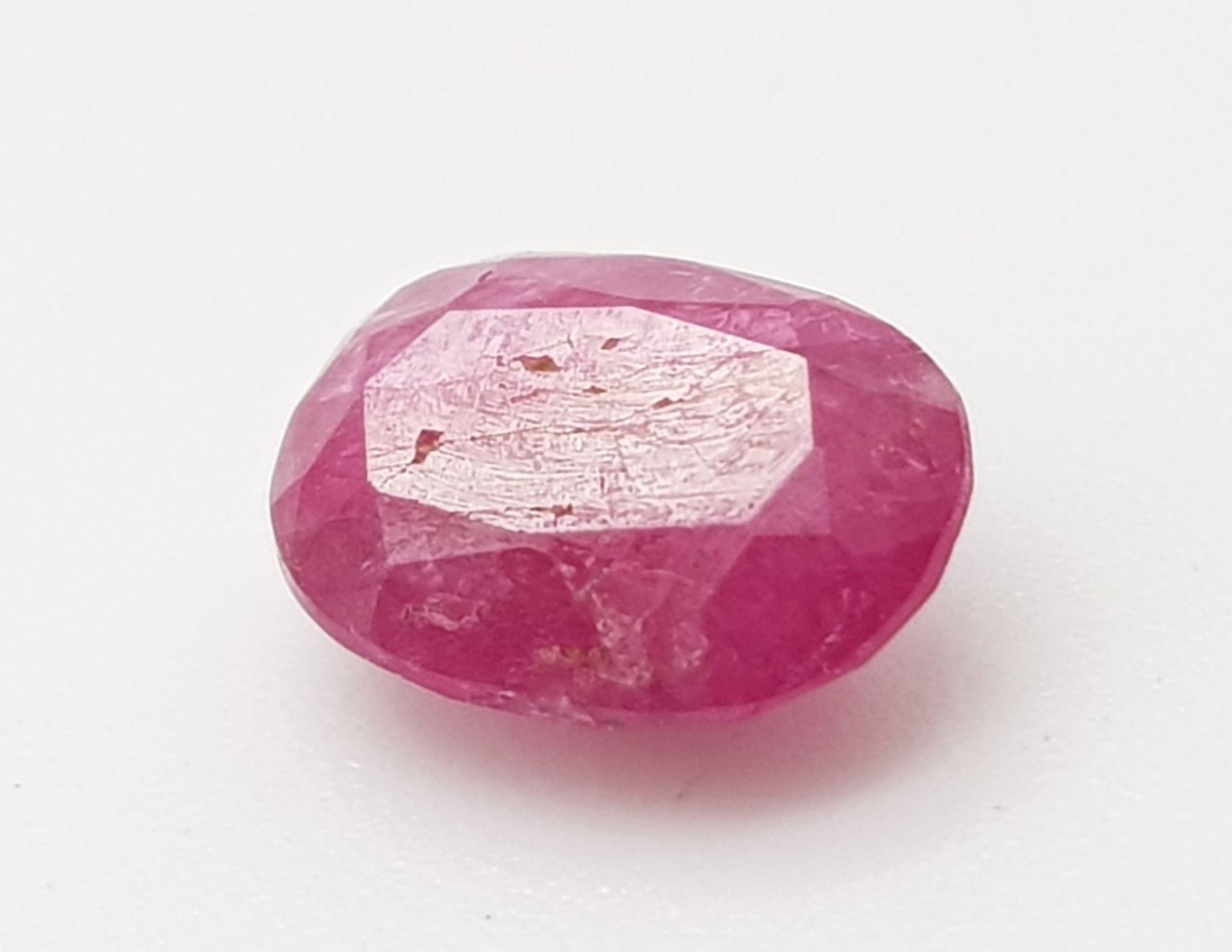 A 1.38ct Untreated Afghanistan Rare Ruby Gemstone - GFCO certified.