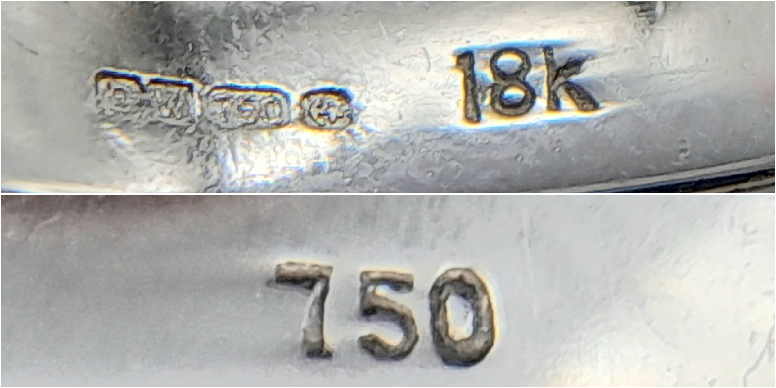 AN 18K WHITE GOLD DIAMOND BAND RING. 0.25CT. 4.1G. SIZE N - Image 5 of 5