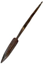 A South African Zulu Assegai Stabbing Spear. 73cm Length