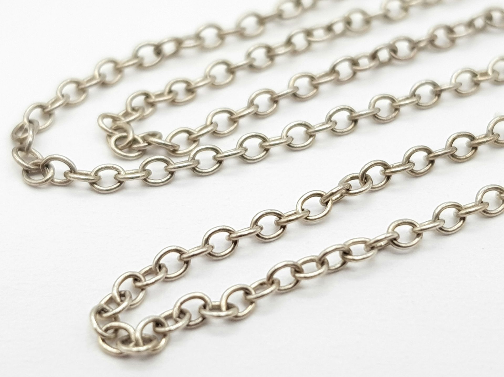 Two 925 Silver Necklaces. Both 54cm - Image 2 of 6