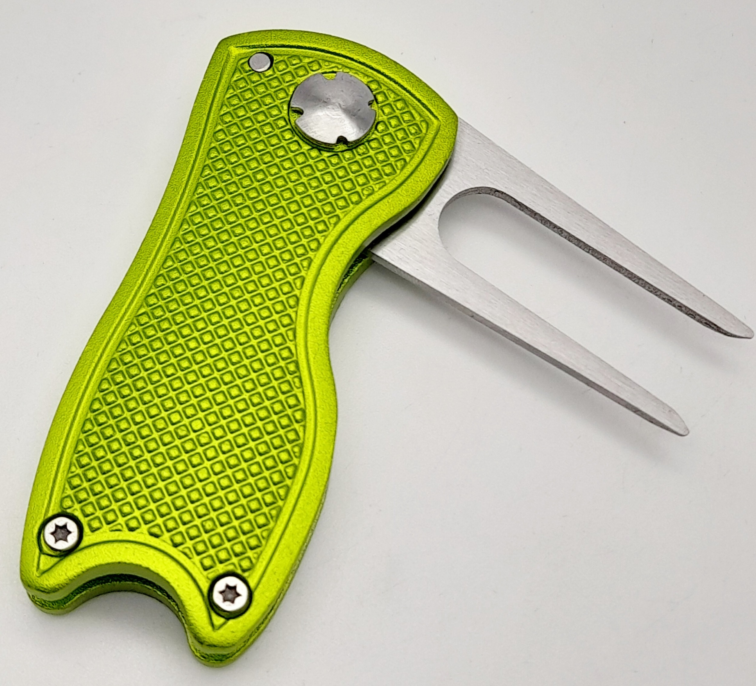 A Rolex Branded Retractable 'Flick' Golf Putting Divot Repair Tool. Removable magnetic ball marker - - Image 3 of 4