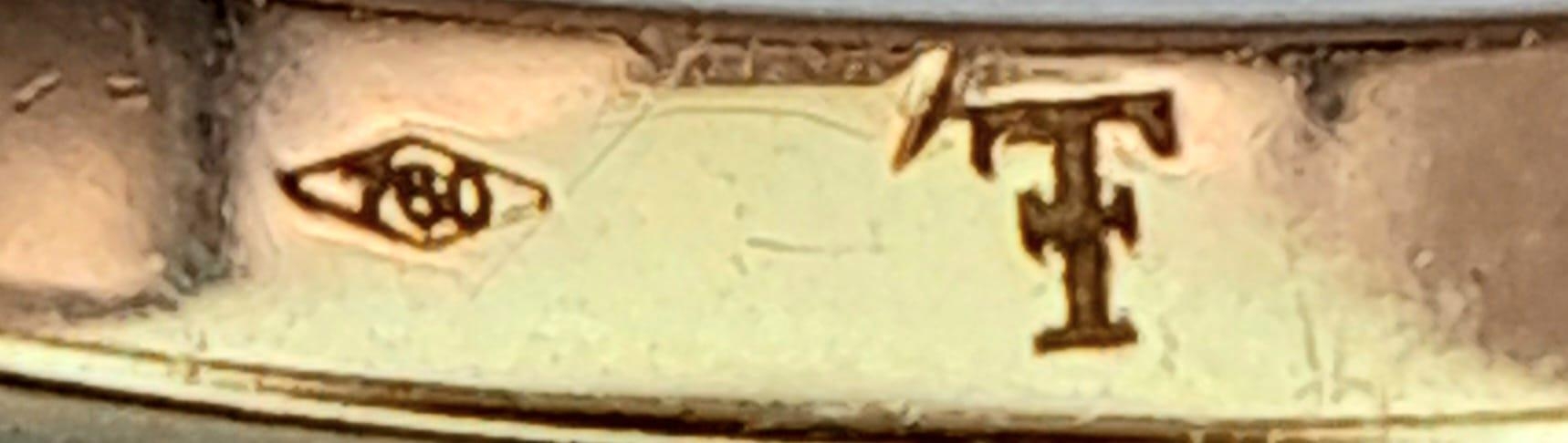 AN 18K YELLOW GOLD, THEO FENNELL (DESIGNER) DIAMOND SET LIZARD RING. 3G. SIZE M - Bild 6 aus 6