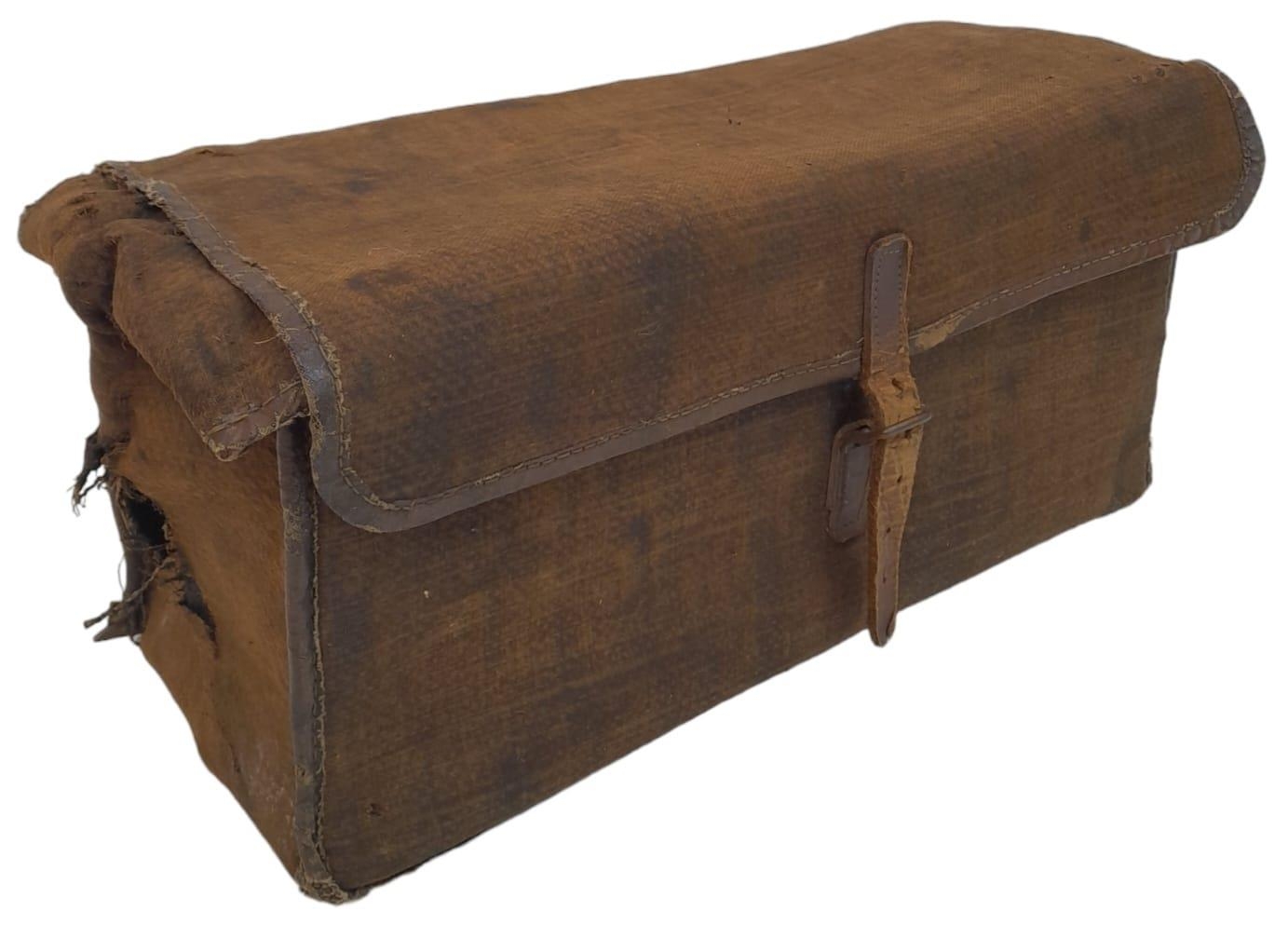 WW1 British Adams Folding Trench Periscope in its original canvas carry case. Circa 1916 - Image 5 of 5