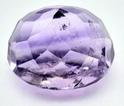 A 15.25ct Madagascan Amethyst Gemstone - AIG Certified.