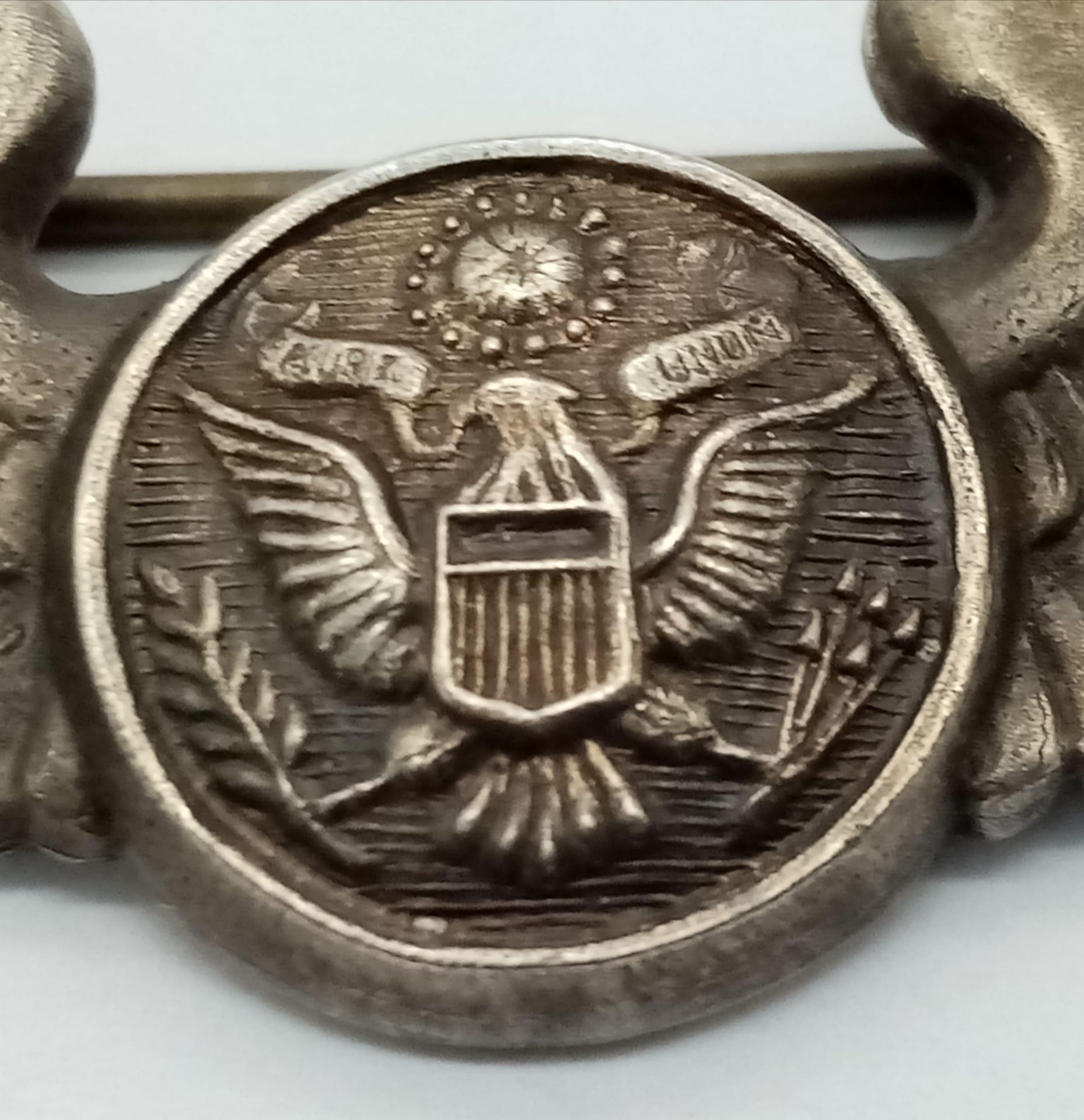 WW2 US Army Air Force Silver Crew Brevet Wings. Made by Wallace Bishop, Brisbane Australia - Image 3 of 3