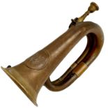 WW1 Imperial German Infantry Bugle. A nice example with a couple of “been there” dents here and