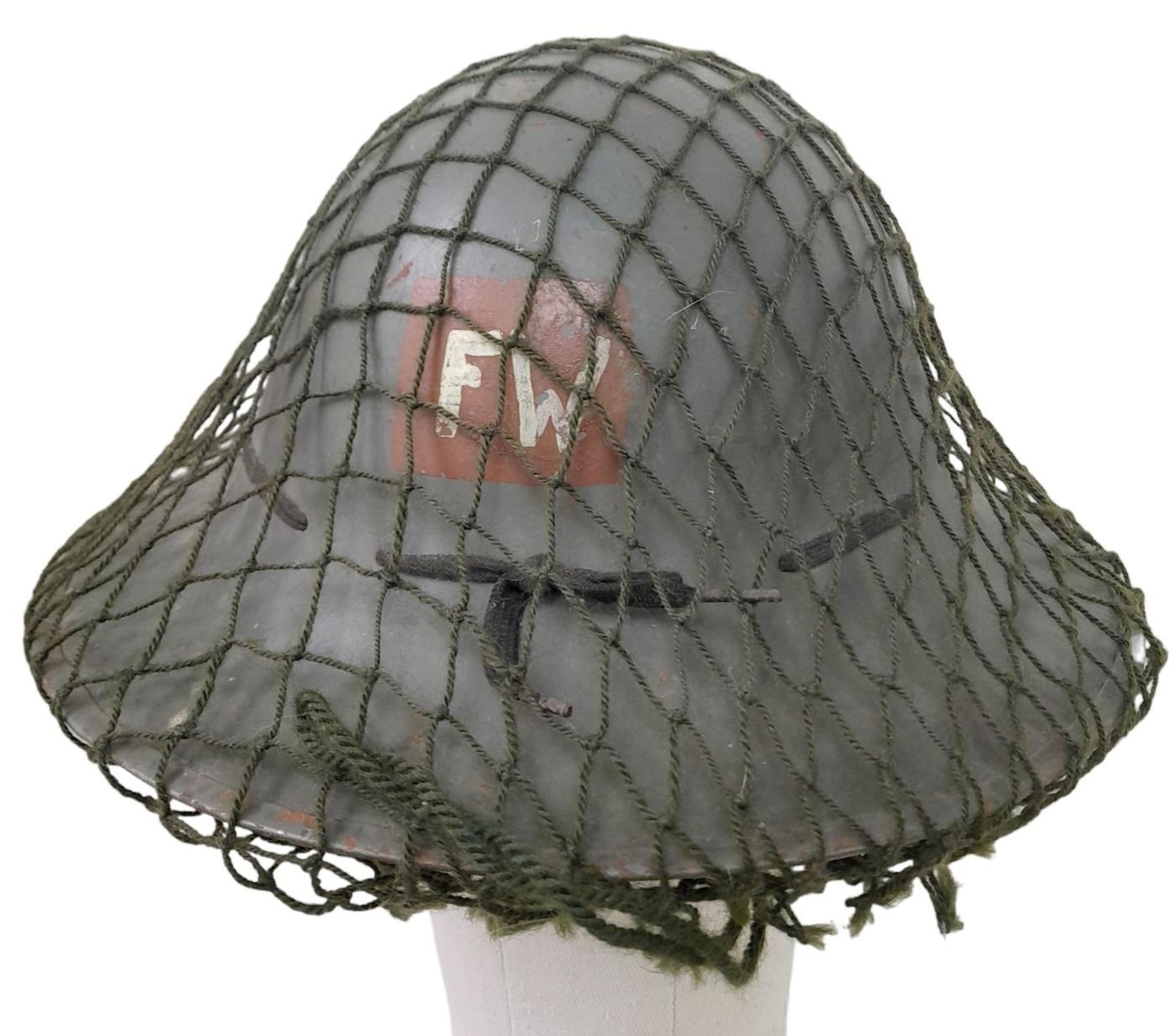 A Vintage British 1940s Fire Watchers Helmet. - Image 3 of 4