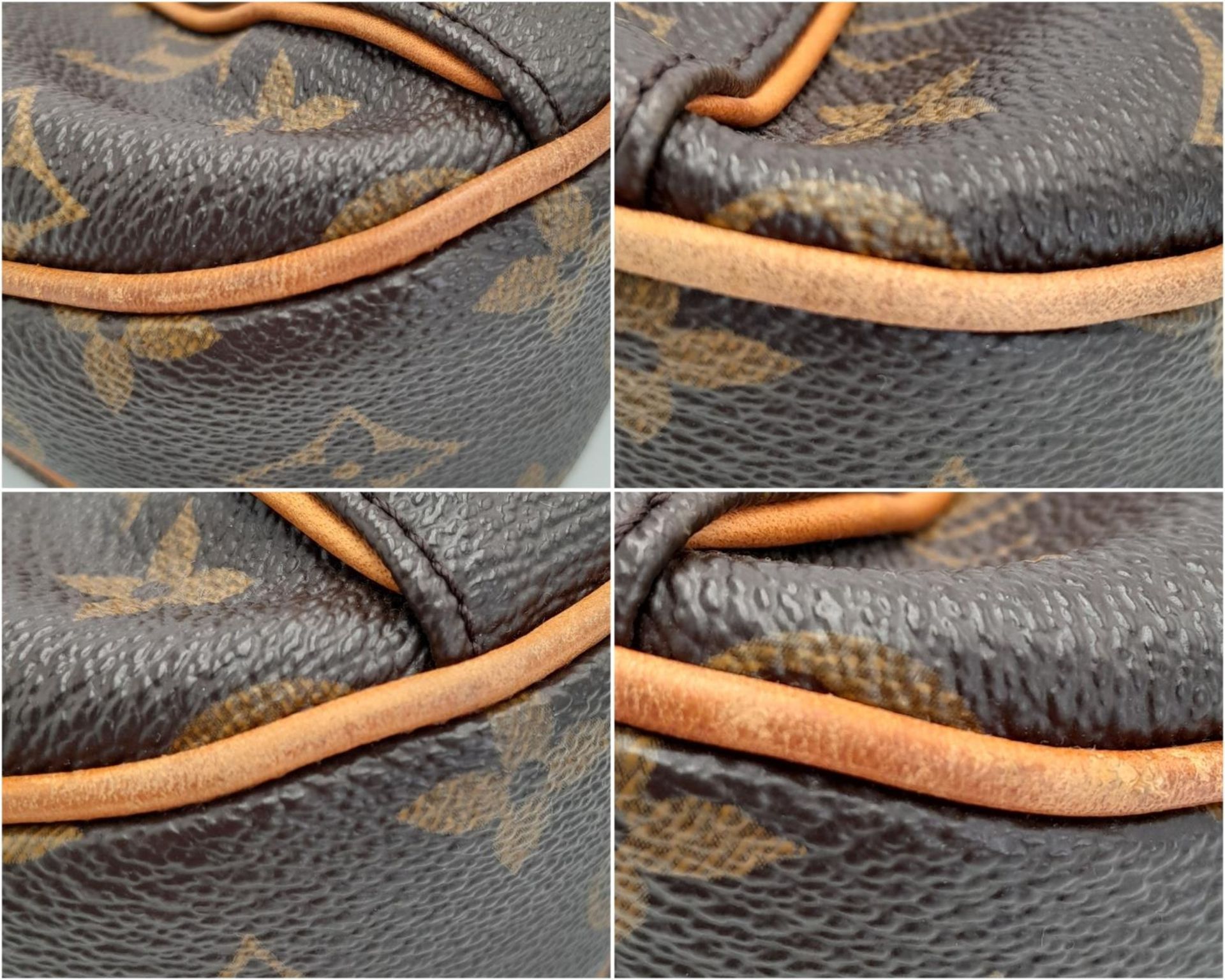 A Louis Vuitton Thames Shoulder Bag. Monogramed canvas exterior with gold-toned hardware, adjustable - Bild 6 aus 9