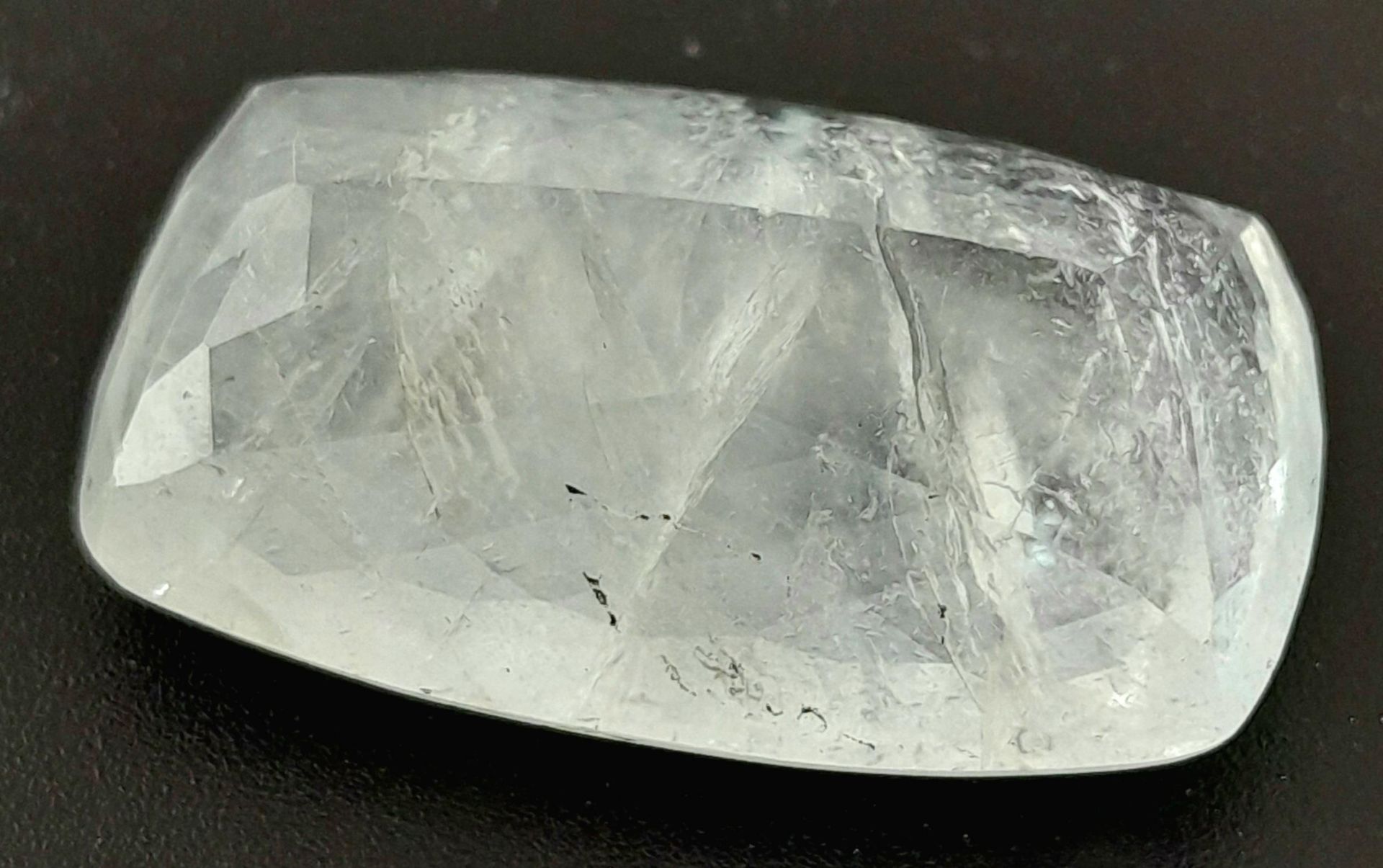 A 54.35ct Large Rare Goshenite Aquamarine - GFCO Swiss Certified. - Bild 2 aus 4