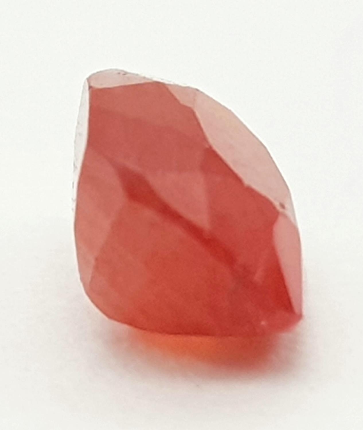 A 1.23ct Rare Tanzanian Orange Sapphire - GFCO Swiss Certified. - Image 3 of 5