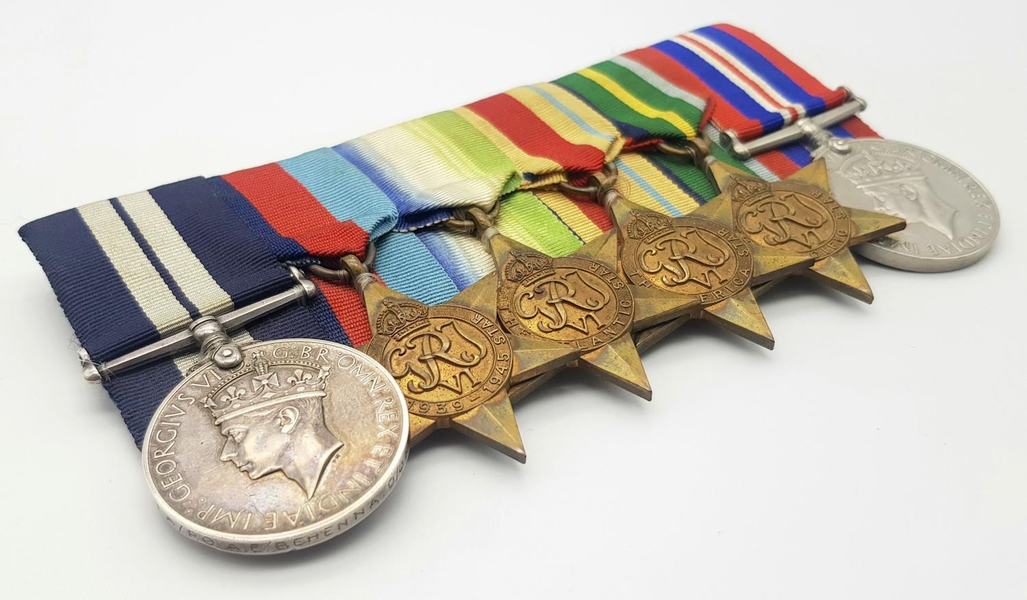 A WW2 Distinguished Service Medal group of six to a Royal Navy Petty Officer for DEMS operations - Bild 2 aus 13
