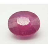 A 8.87ct Madagascan Ruby Gemstone - AIG Certified.