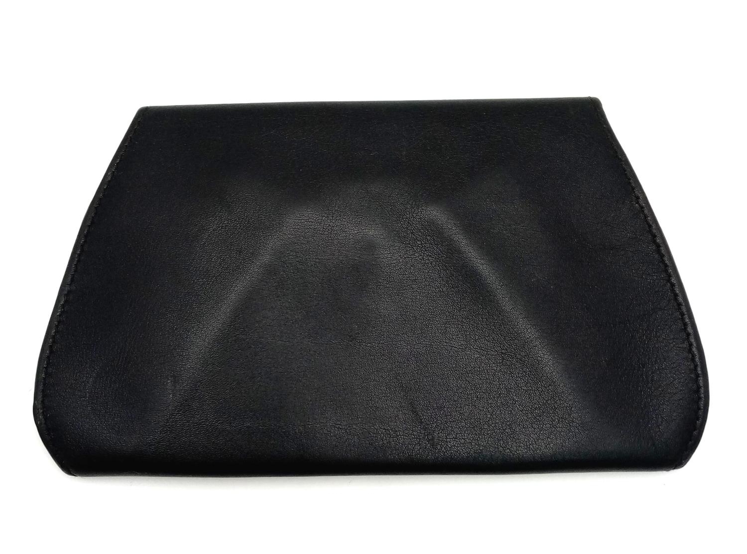 A Cartier Black Panther Coin Pouch. Leather exterior with gold-toned hardware and press stud - Image 5 of 10