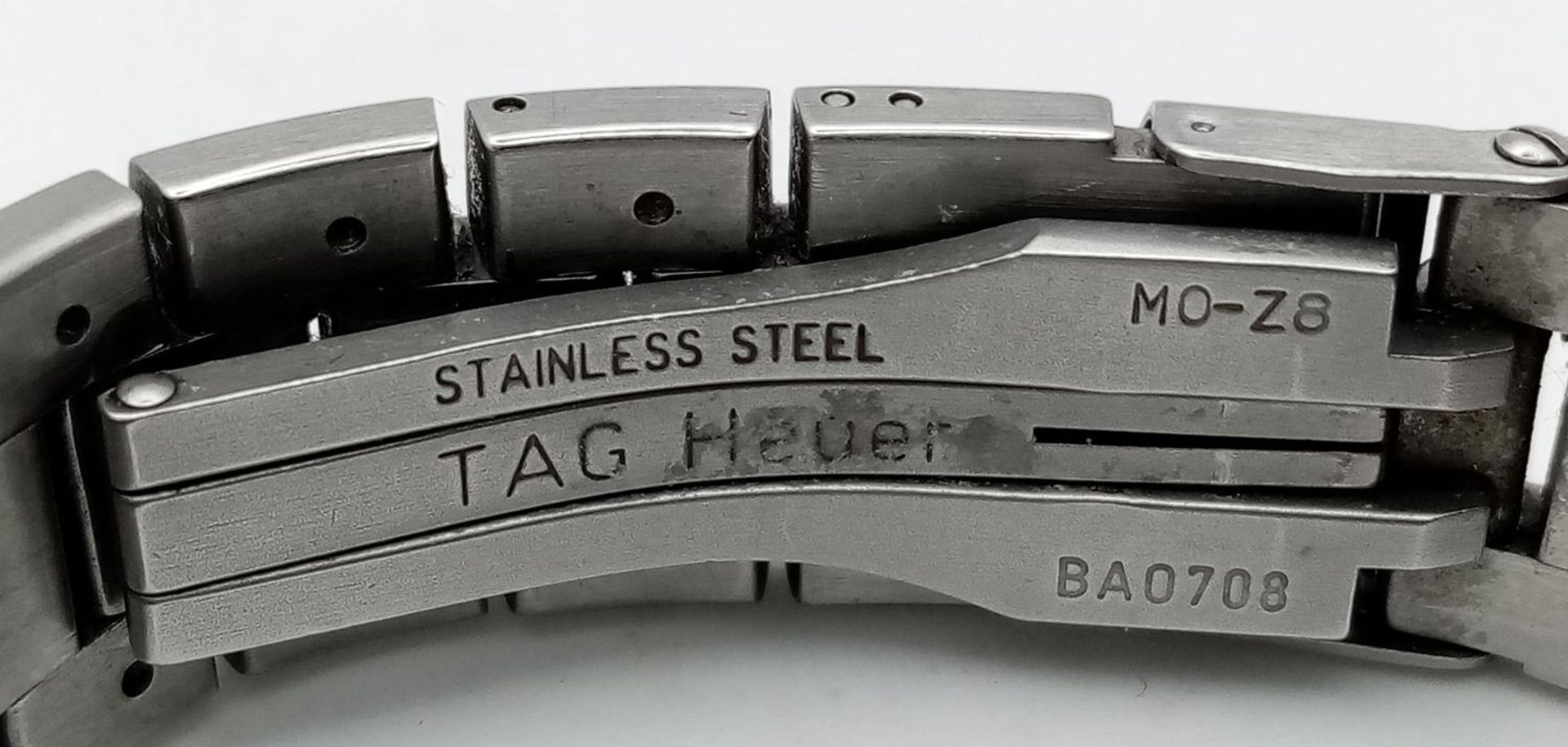 A Tag Heuer Professional Ladies Quartz Watch. Stainless steel bracelet and case - 28mm. Grey dial - Bild 7 aus 8
