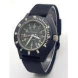 An Unworn, Full Military Specification, US Government Quartz Pilots/Navigator Date Watch by