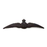 WW1 British Royal Flying Corps Officers Bronze Pilots Wings.