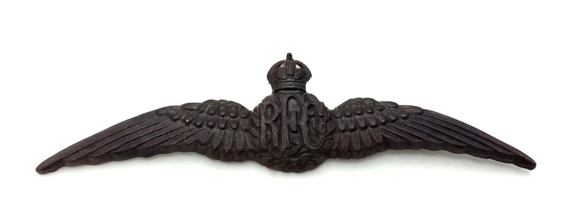 WW1 British Royal Flying Corps Officers Bronze Pilots Wings.