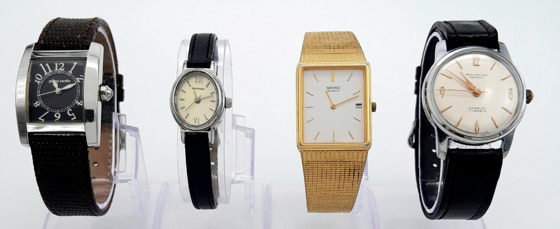 A Parcel of Four Vintage Wristwatches Comprising; 1) A Men’s Bravingtons Renown 17 Jewel Incabloc